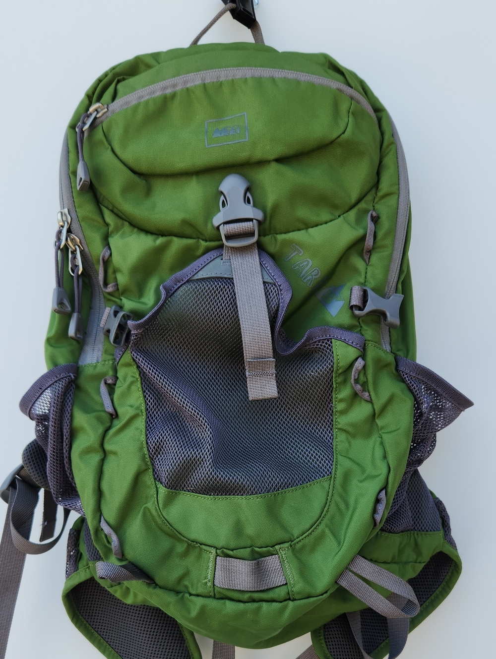 REI Green and Gray Youth Hiking Backpack